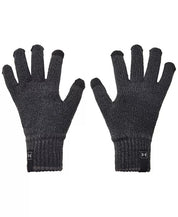 Under Armour Mens Halftime Tech Tip Gloves Dark Gray MEDIUM