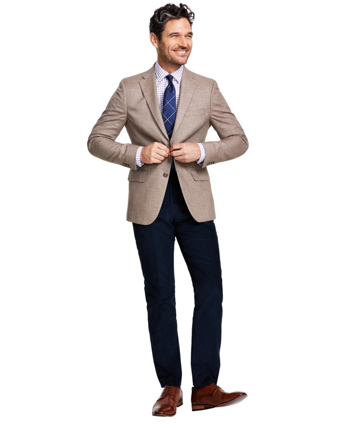 Tommy Hilfiger Mens Modern fit Sport Coat Blazer 36 S Beige Solid