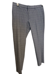Tommy Hilfiger Mens Modern fit Dress Pants 34 / 34 Grey Plaid Stretch
