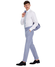 Tommy Hilfiger Mens Modern fit Dress Pants 40 / 32 Light Blue Solid Stretch