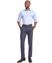 Tommy Hilfiger Mens Modern fit Dress Pants 30 / 32 Grey Blue Plaid Stretch