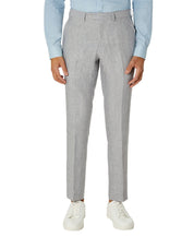 Tommy Hilfiger Mens Modern fit Dress Pants 30 / 32 Light Grey Plaid Linen