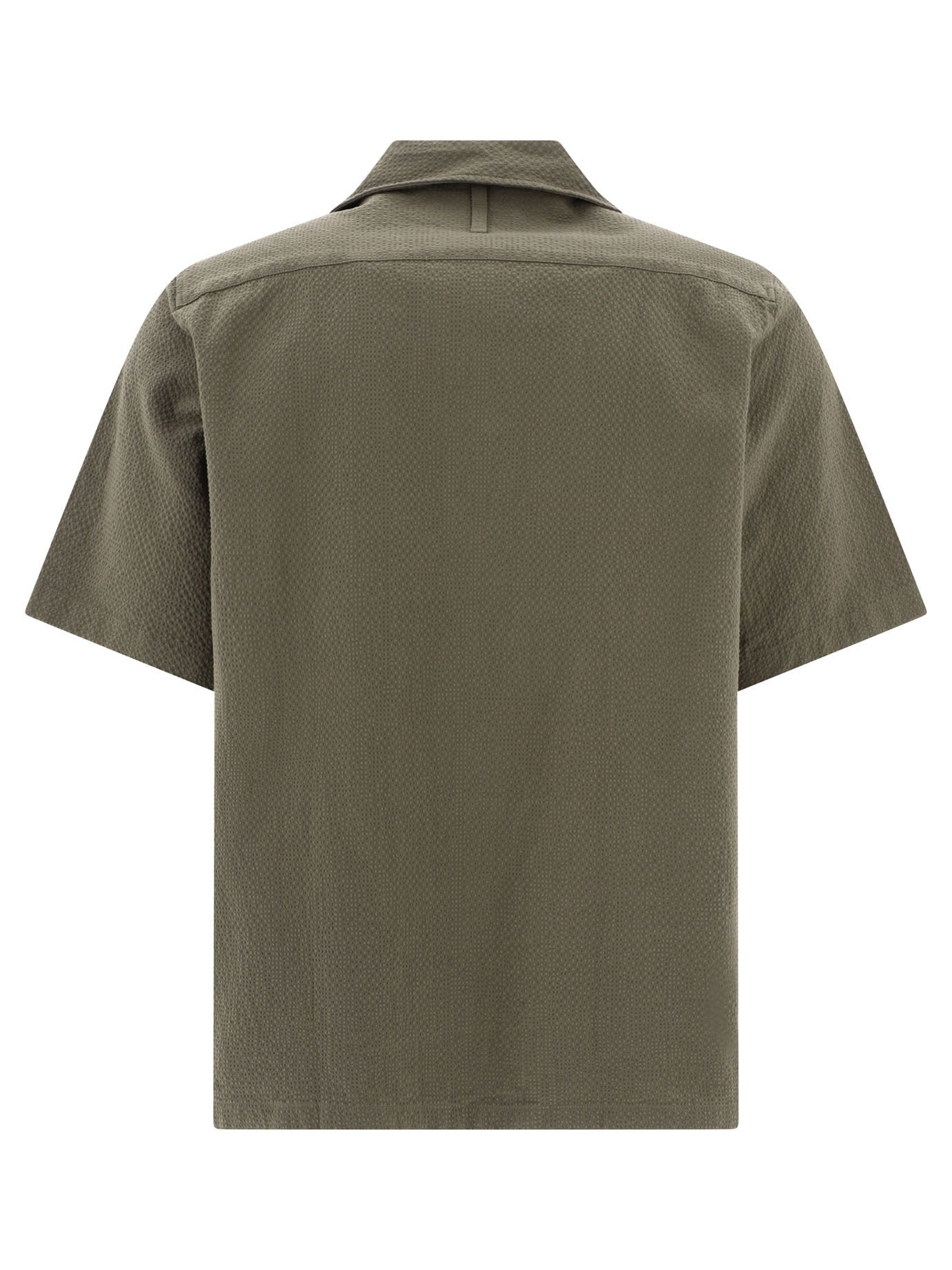 Nn07 Mens Slim fit Short Sleeve Button-Up Shirt Large Green Solid