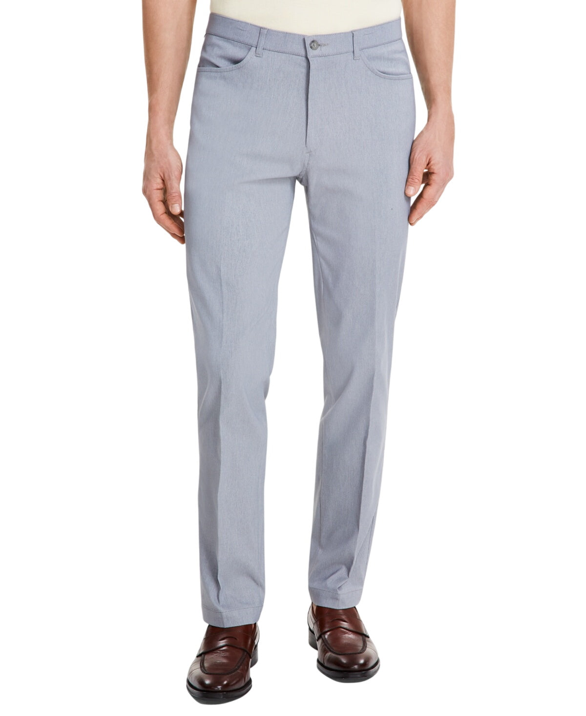 Tommy Hilfiger Mens Modern fit Dress Pants 40 / 32 Grey Solid