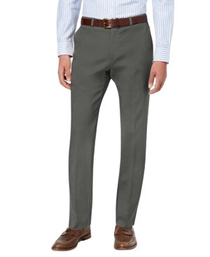 Tommy Hilfiger Mens Modern fit Dress Pants 31 / 32 Grey Solid Stretch