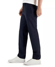Hugo Boss Men's Slim-Fit Super Flex Stretch Micro-Check Dress Pants 38 x 32 Navy