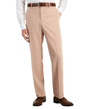 Perry Ellis Mens Modern fit Dress Pants 34 / 29 Pink Solid Stretch