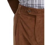 Tommy Hilfiger Mens Modern fit Dress Corduroy Pants 40 / 30 Brown Solid