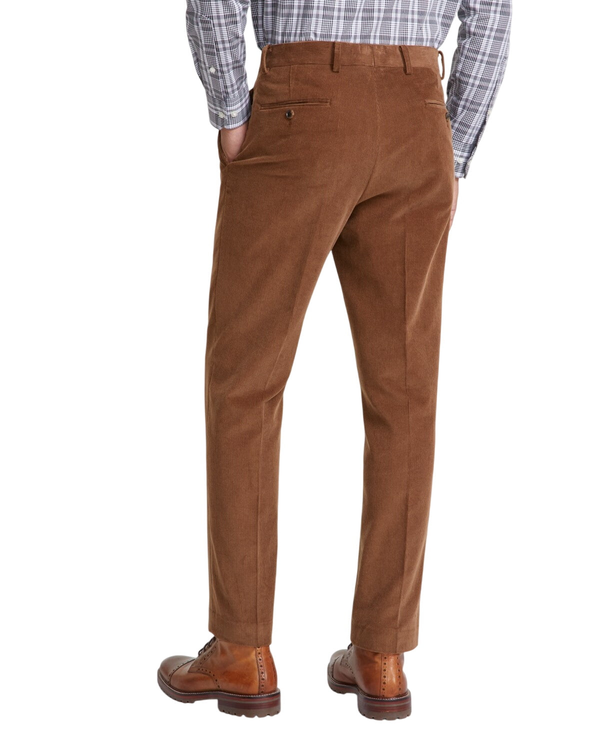 Tommy Hilfiger Mens Modern fit Dress Corduroy Pants 40 / 30 Brown Solid