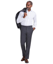 Tallia Mens Classic fit Dress Pants 34 / 32 Dark Grey Solid