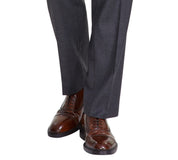 Tallia Mens Classic fit Dress Pants 42 / 30 Dark Grey Solid