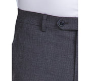 Tallia Mens Classic fit Dress Pants 42 / 30 Dark Grey Solid