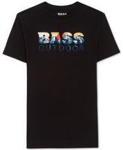 Bass Outdoor Men's Mountain Logo T shirt Black Small