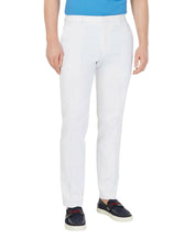 Tommy Hilfiger Mens Modern fit Dress Pants 40 / 34 White Solid Stretch