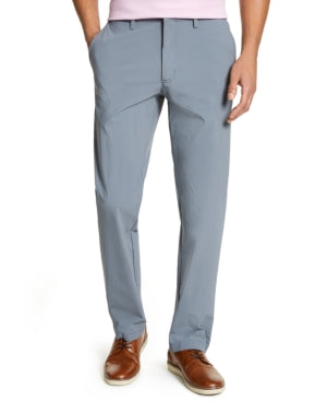 Club Room Mens Slim Fit Casual Tech Pants Shark Grey 32 x 30