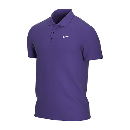 Nike Mens Drifit Performance Polo Shirt Purple Small