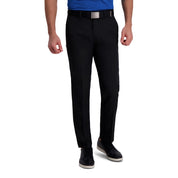 Haggar Mens Straight fit Dress Pants 38 / 30 Dark Grey Solid