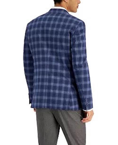 Bar III Men's Slim Fit Blue Blazer 42L