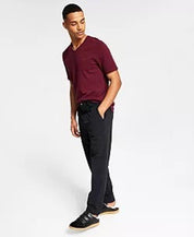 CALVIN KLEIN Men's Slim Fit Tech Solid Performance Dress Pants Black 33 X 32