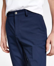 Calvin Klein Mens Slim Fit Solid Suit Dress Pants Navy 34 x 32