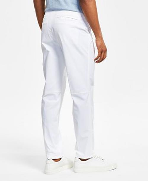 Calvin Klein Men's Slim Fit Tech Solid Performance Dress Pants White 32 x 32