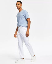 Calvin Klein Mens Slim-Fit White Solid Dress Pants 32 x 29