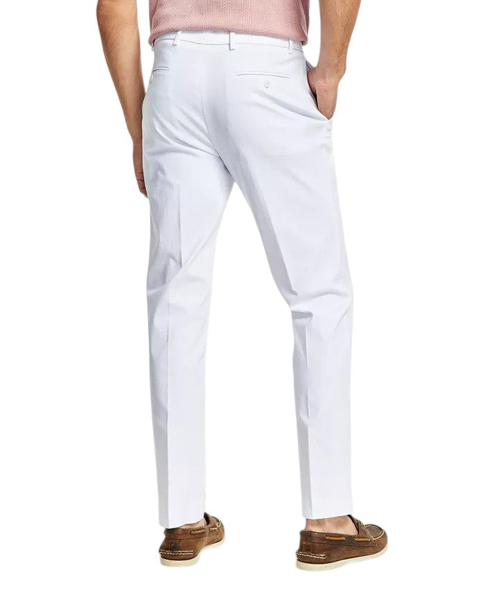 Tommy Hilfiger Mens Modern fit Dress Pants 34 / 30 White TH Flex Solid