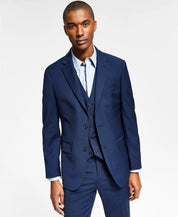 Tommy Hilfiger Mens Modern fit Wool Suit Jacket Blazer 42 S Blue Solid