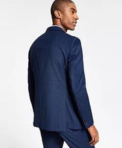 Tommy Hilfiger Mens Modern fit Suit Jacket Blazer 38 S Navy Blue Solid