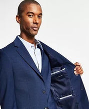 Tommy Hilfiger Mens Modern fit Wool Suit Jacket Blazer 42 S Blue Solid