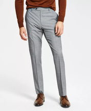 Tommy Hilfiger Mens Modern fit Dress Pants 34 / 30 Light Grey Solid Stretch