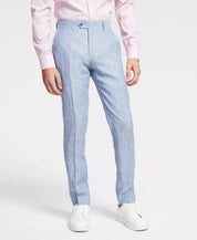 Bar Iii Mens Slim fit Dress Pants 30 / 30 Blue Solid