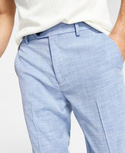 Alfani Men's Slim-Fit Stretch Solid Blue Suit Pants 32 x 34
