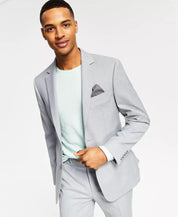 Bar Iii Mens Skinny fit Suit Jacket Blazer 44 R Grey