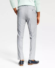 Bar Iii Mens Skinny fit Dress Pants 30 / 32 Light Grey Solid