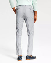 Bar Iii Mens Slim fit Dress Pants 30 / 32 Light Grey Solid