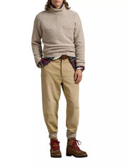 Polo Ralph Lauren Mens Regular fit Turtleneck Sweater Medium Beige