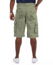 X RAY Men's Belted Twill Tape Cargo Shorts Size 34 Green