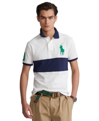 Polo Ralph Lauren Mens Slim fit Short Sleeve Polo Shirt Small White
