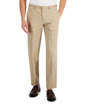 HUGO BOSS Men's Modern-Fit Solid Dress Pants 34 x 32 Light Tan Wool