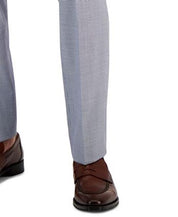 Hugo Boss Men's Modern-Fit Houndstooth Suit Dress Pants 36 x 32 Blue White