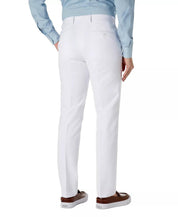 BAR III Men's Slim-Fit Dress Pants White 34 X 32 Flat Front Polyester