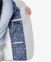 Lauren Ralph Lauren Men's Classic Fit Seersucker Sport Coat Blue 38R