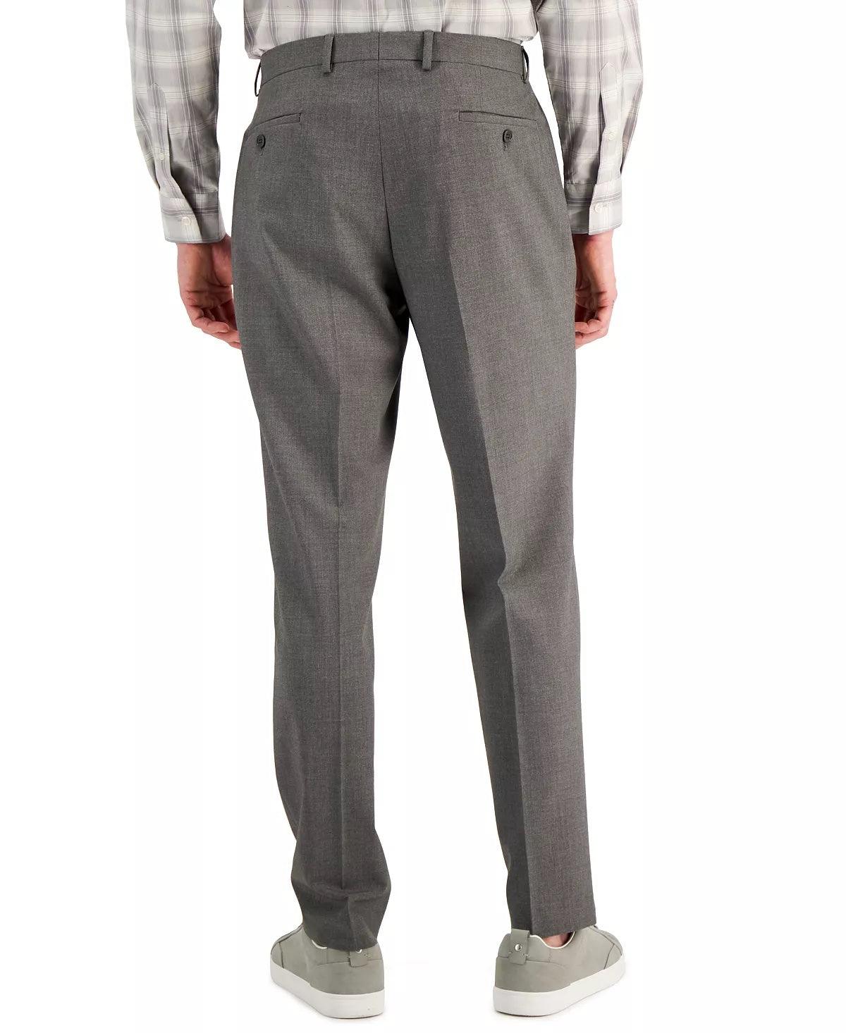 Marc New York Mens Modern fit 2 Piece Suit 36 S / 29 Waist Grey Stretch
