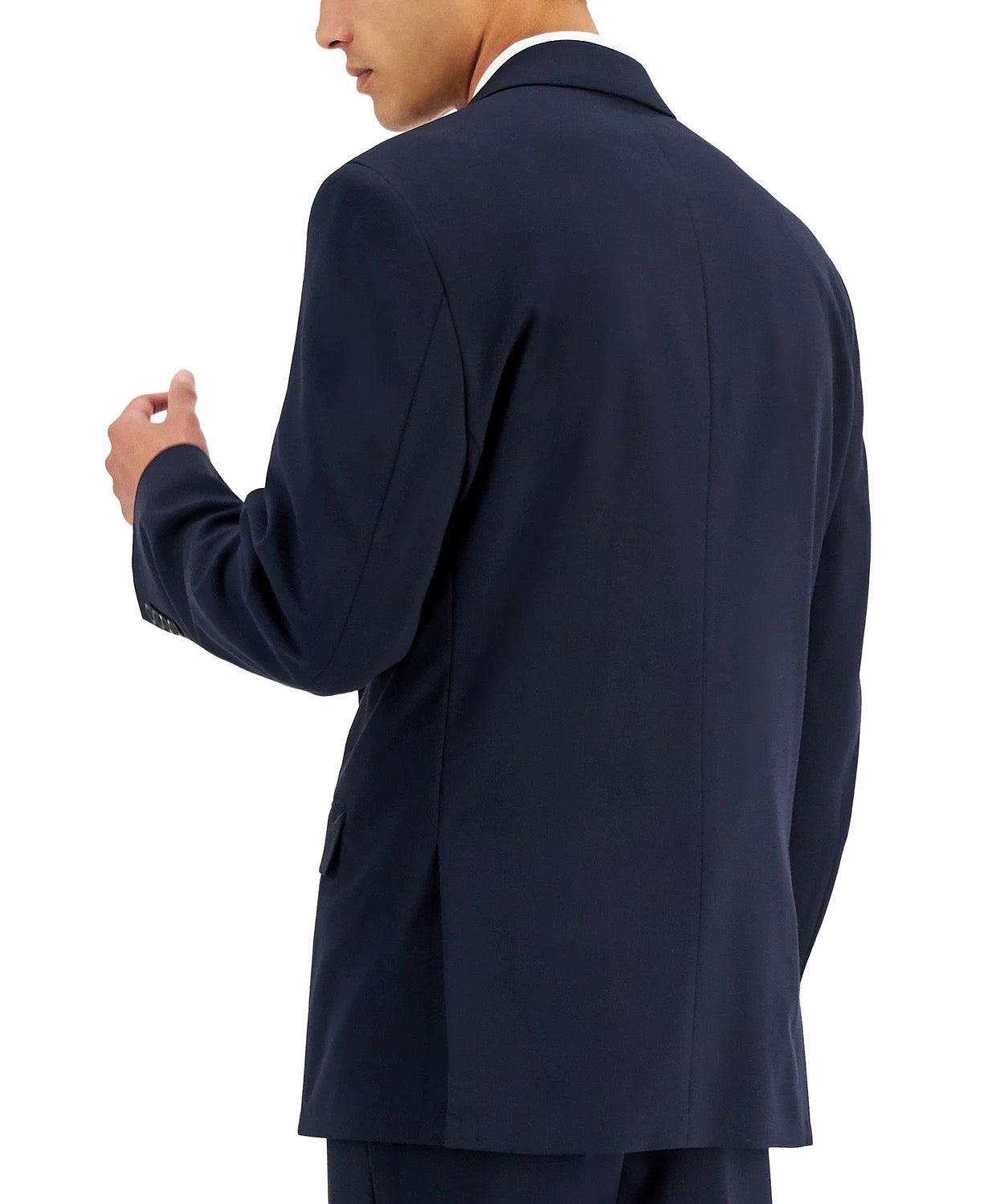 Marc New York Mens Modern fit 2 Piece Tuxedo Suit 40 R / 33 Waist Blue Solid
