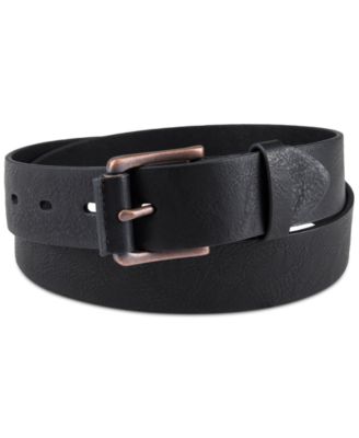 Sun + Stone Men's Wrapped Roller Belt BLACK MEDIUM