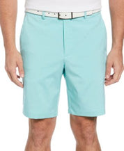 PGA TOUR Mens Heathered Golf Shorts Lt Aruba Blue 38