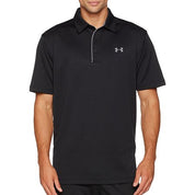 Under Armour Men Regular fit Short Sleeve Polo Shirt Small Black Solid