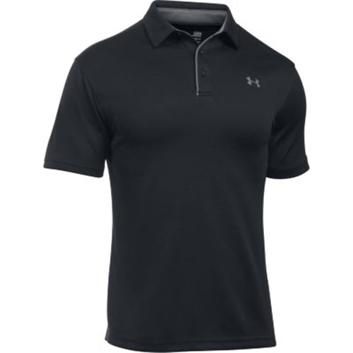Under Armour Golf Men Regular fit Short Sleeve Polo Shirt XL Black Solid