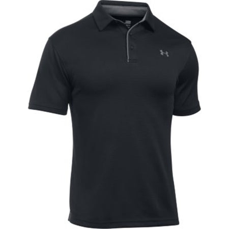 Under Armour Men's Tech Short Sleeve Polo Shirt Black 2XL